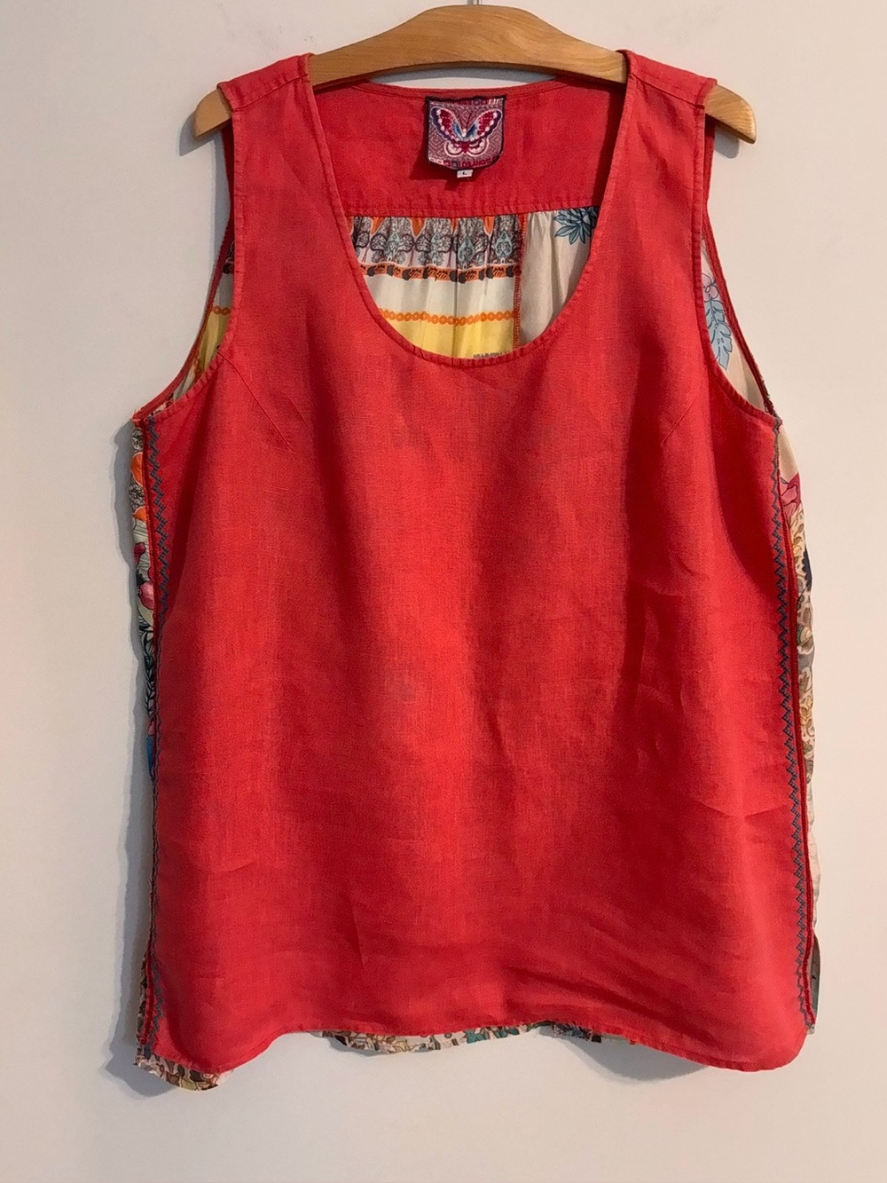 Johnny Was Linen Silk Tank top - read description